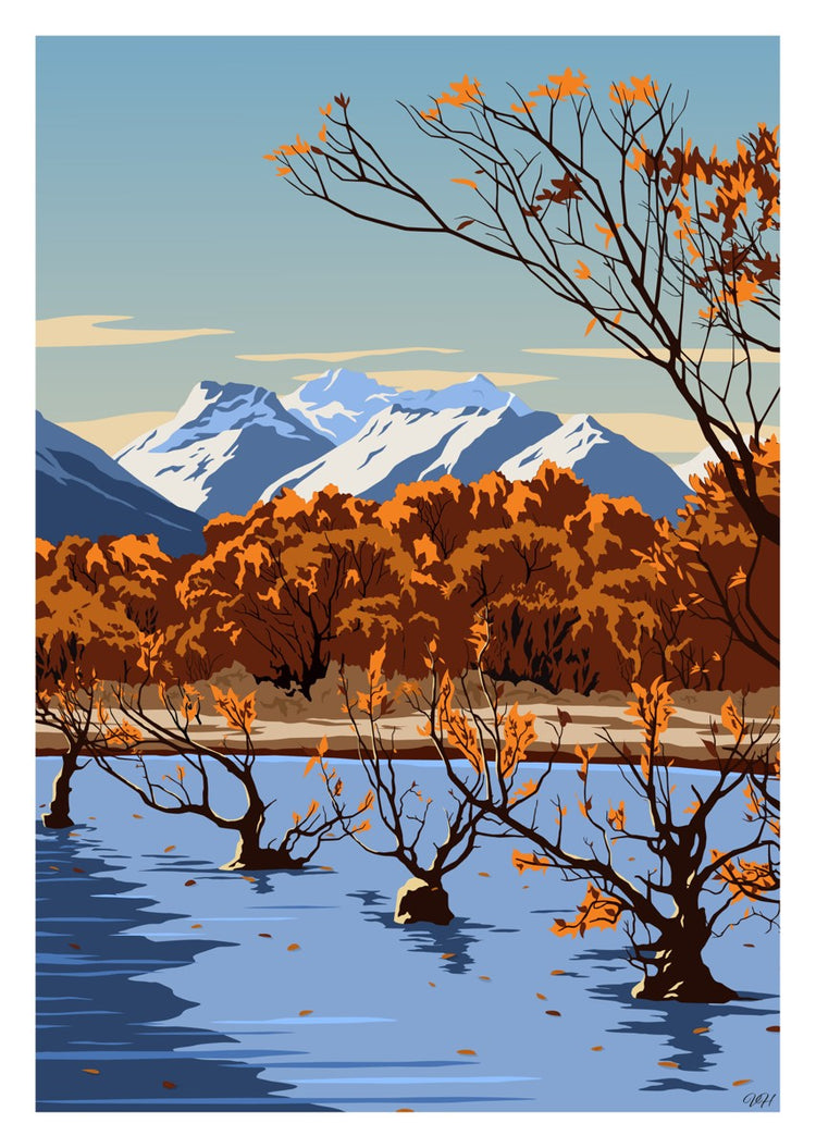 Glenorchy Willow Trees