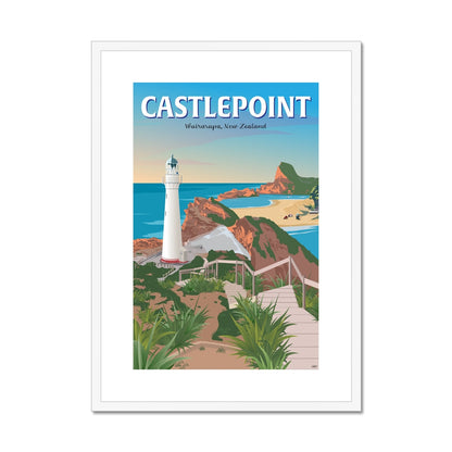 Castlepoint Framed & Mounted Print