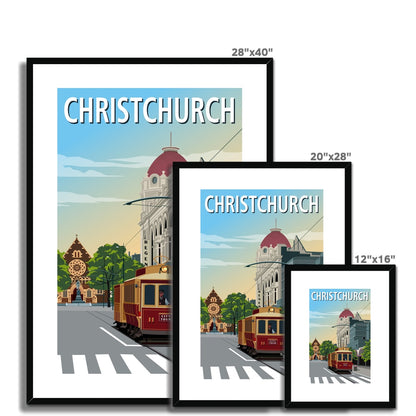 Christchurch Framed & Mounted Print