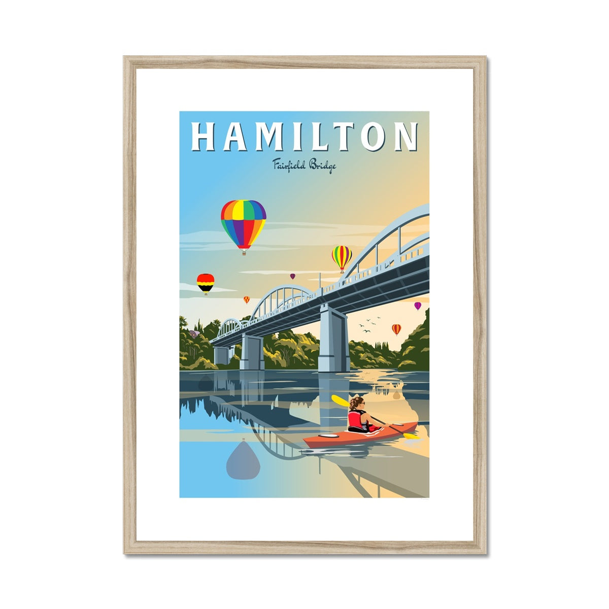 Hamilton Framed & Mounted Print