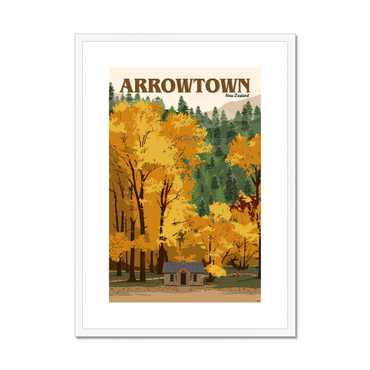 Arrowtown Framed & Mounted Print