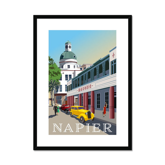 Napier Framed & Mounted Print