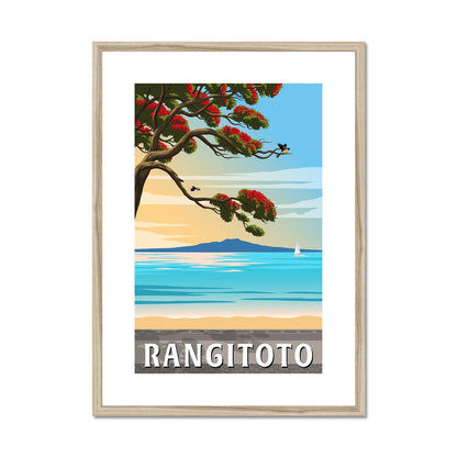 Rangitoto Framed & Mounted Print