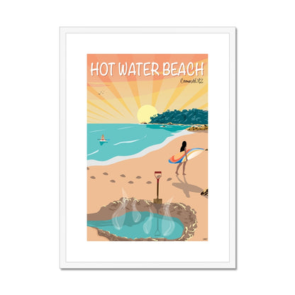 Hot Water Beach Framed & Mounted Print