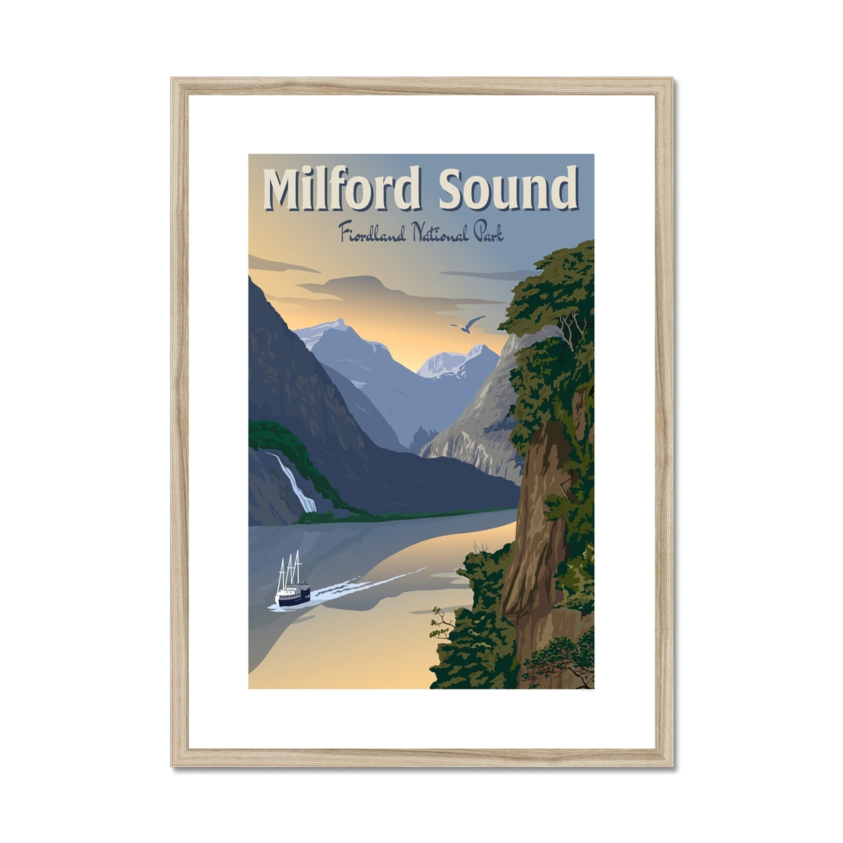 Milford Sound Framed & Mounted Print