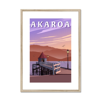 Akaroa Framed & Mounted Print