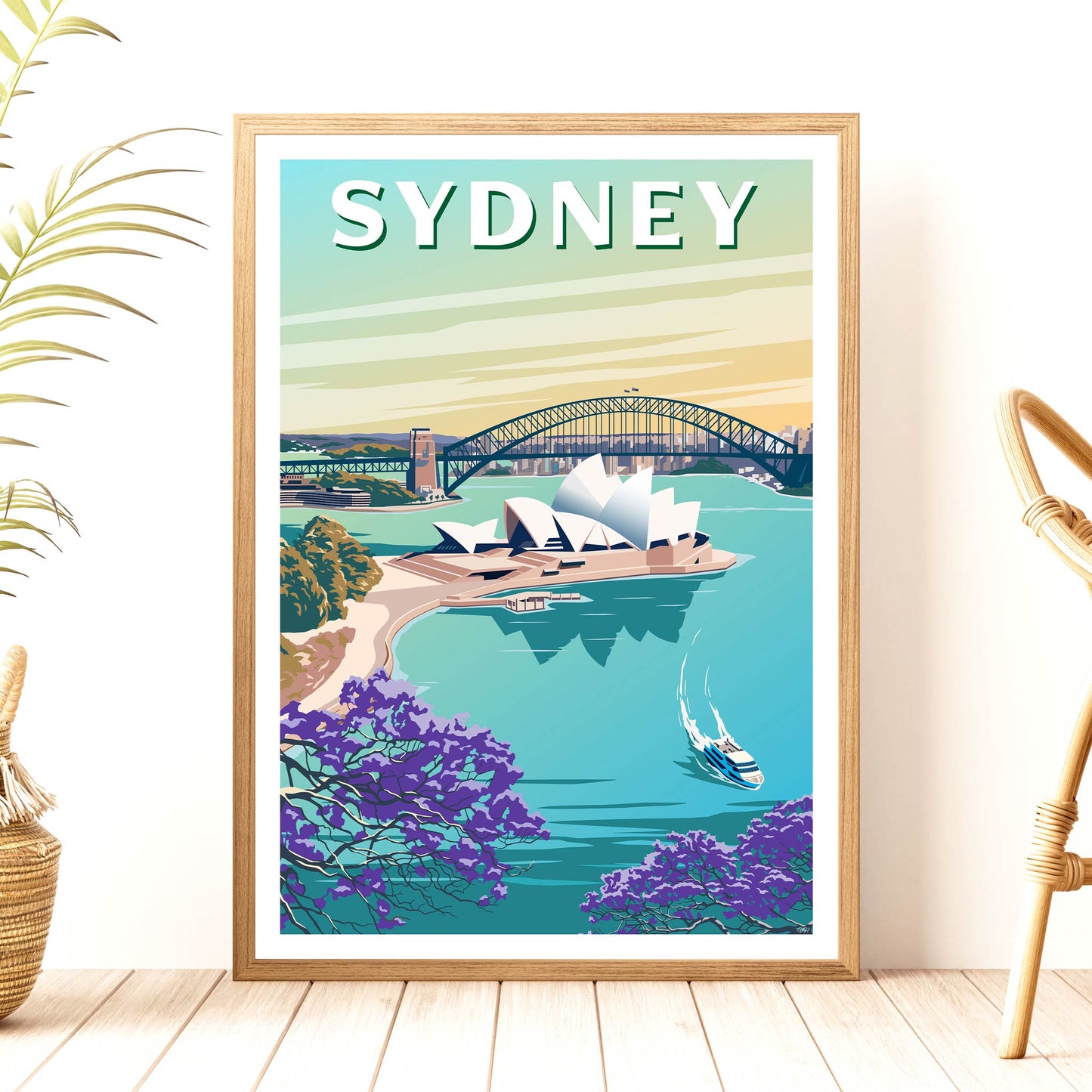 Sydney Travel Poster, Australia