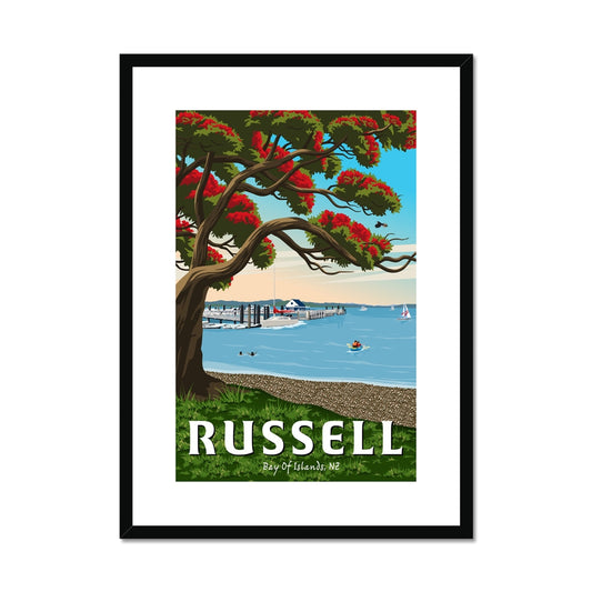 Russell Wharf Framed & Mounted Print