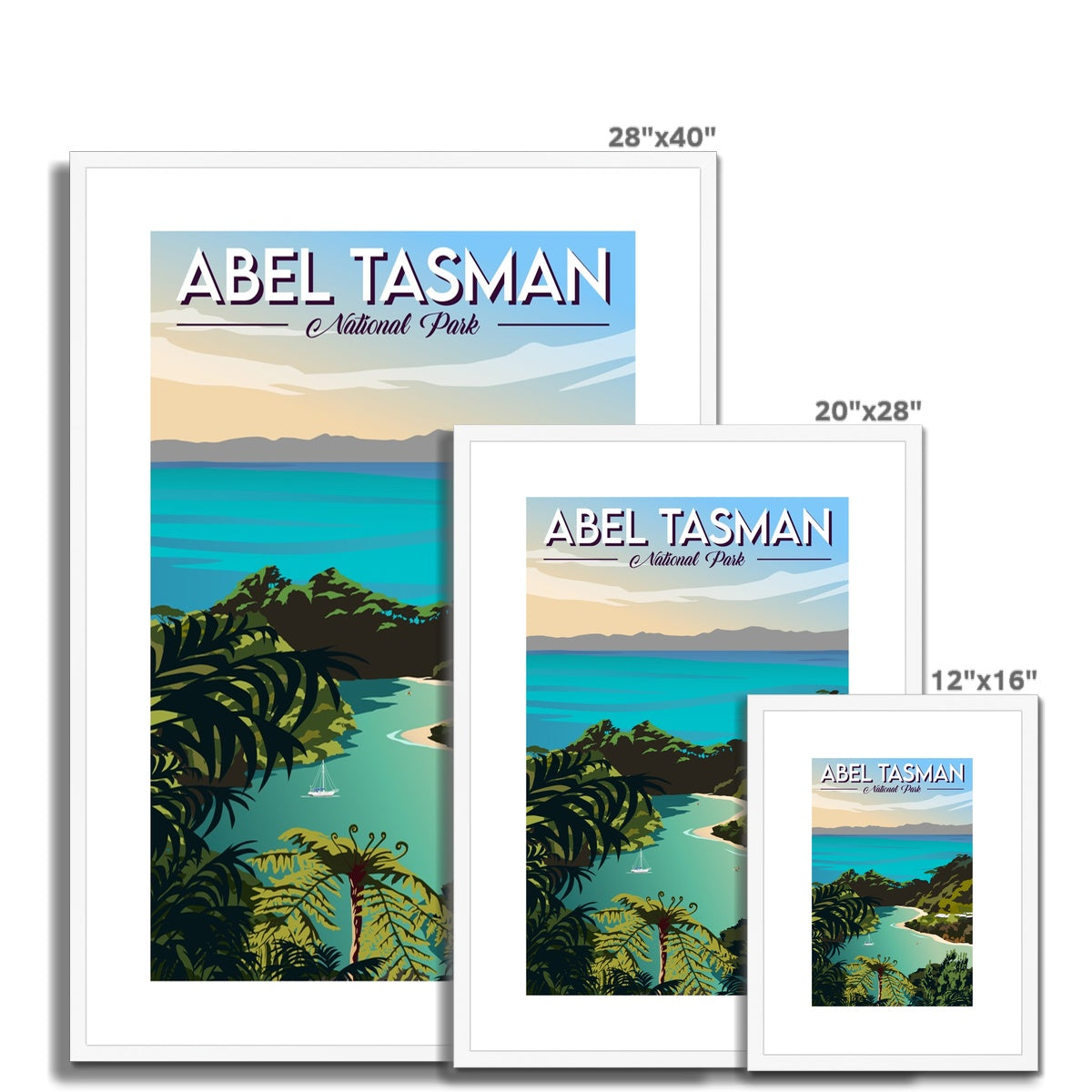 Abel Tasman National Park  Framed & Mounted Print