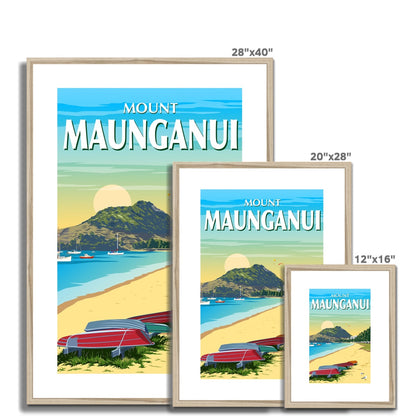 Mount Maunganui - Pilot Bay Framed & Mounted Print