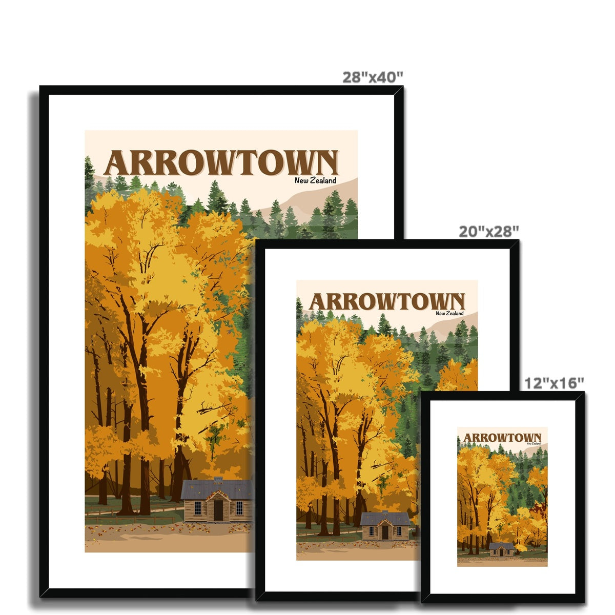 Arrowtown Framed & Mounted Print