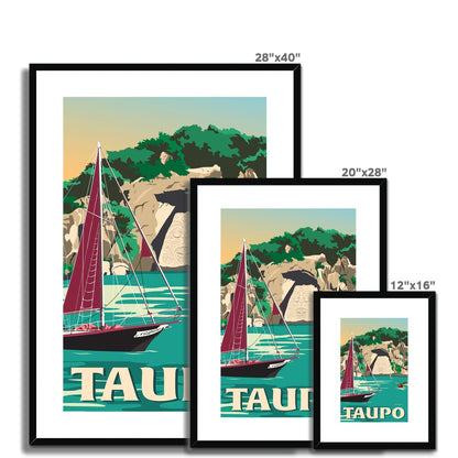 Taupo Framed & Mounted Print