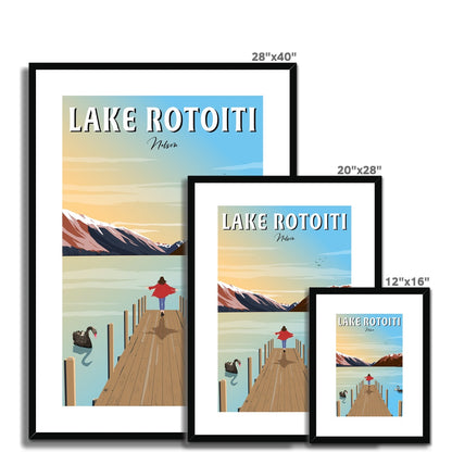 Lake Rotoiti, Nelson Framed & Mounted Print