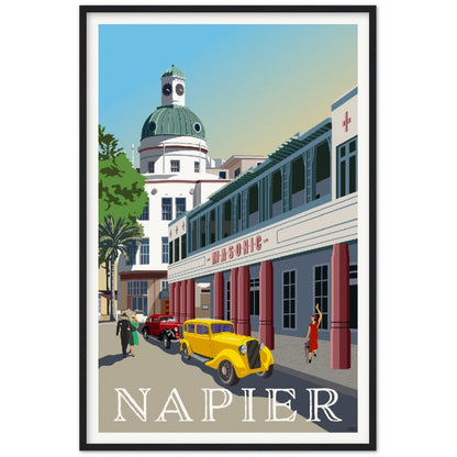 Napier Travel Poster, New Zealand
